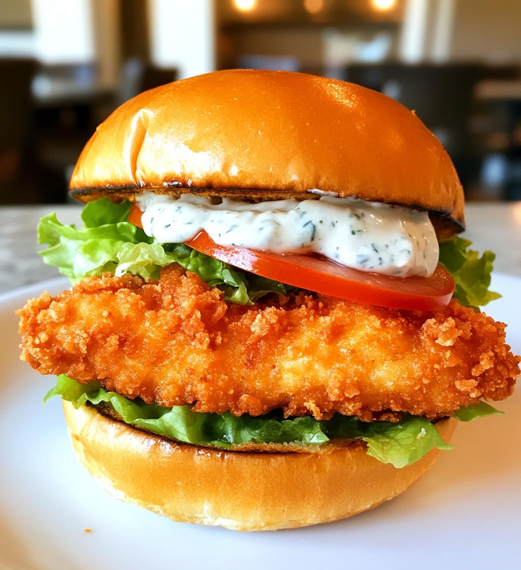 Crispy Fish Sandwich with Tartar Sauce - detail 1