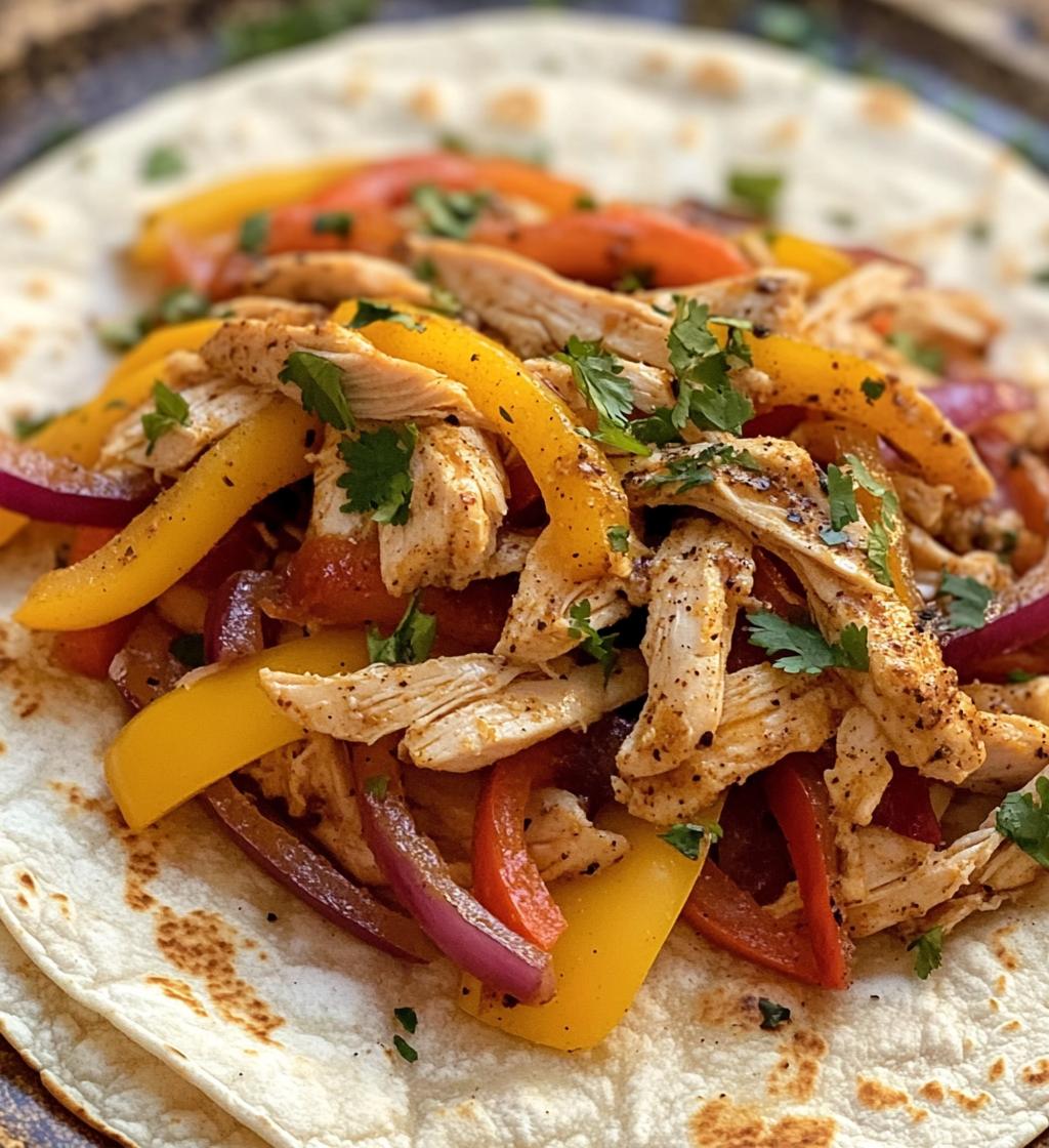 Crockpot Chicken Fajitas