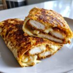 Crunchy Crispy Air Fryer Chicken & Mozzarella Wraps | Easy Air Fryer Recipe