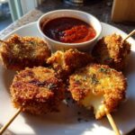 Deep-Fried Ravioli On a Stick