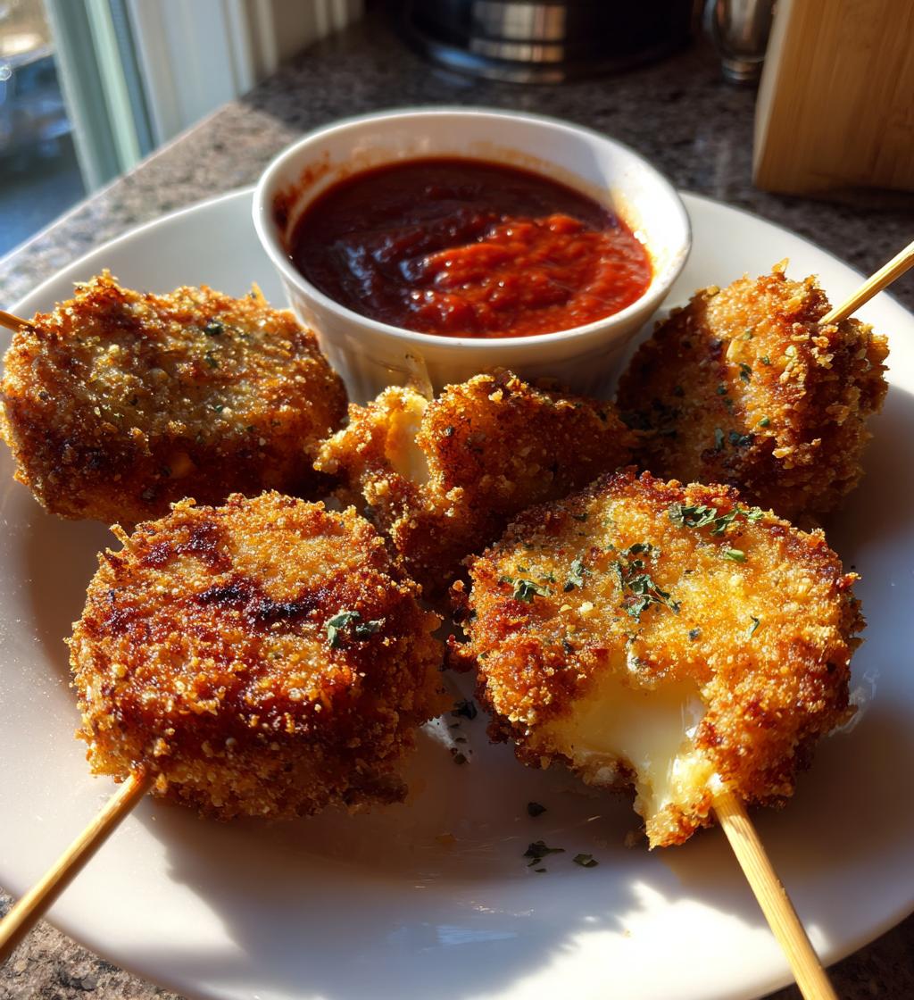 Deep-Fried Ravioli On a Stick