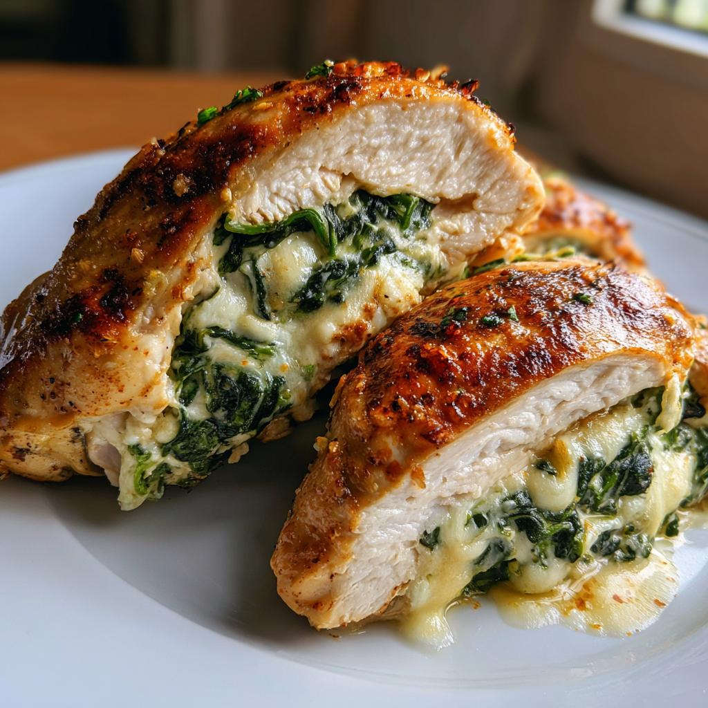 Delicious Spinach Stuffed Chicken - detail 1