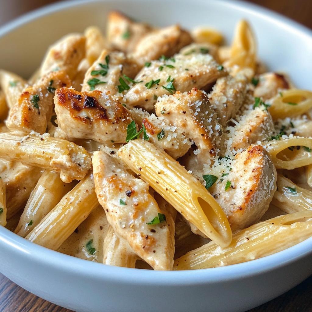 Easy Garlic Parmesan Chicken Pasta Recipe for a Healthy Dinner
