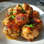 Easy Thai Baked Chicken Meatballs