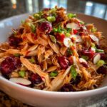 Exotic chicken cranberry salad with an Asian twist