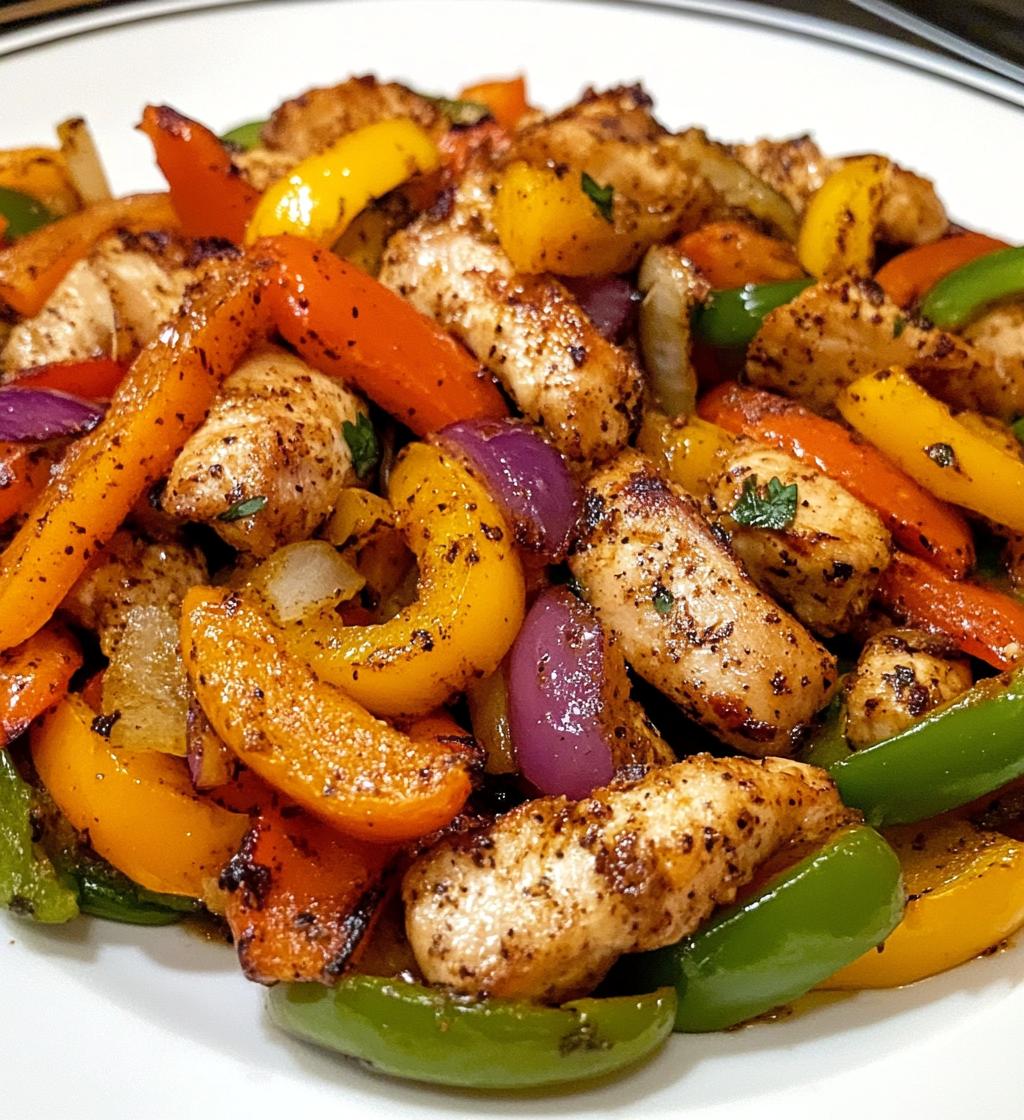 Flavorful Cajun Chicken with Sweet Bell Peppers - detail 1
