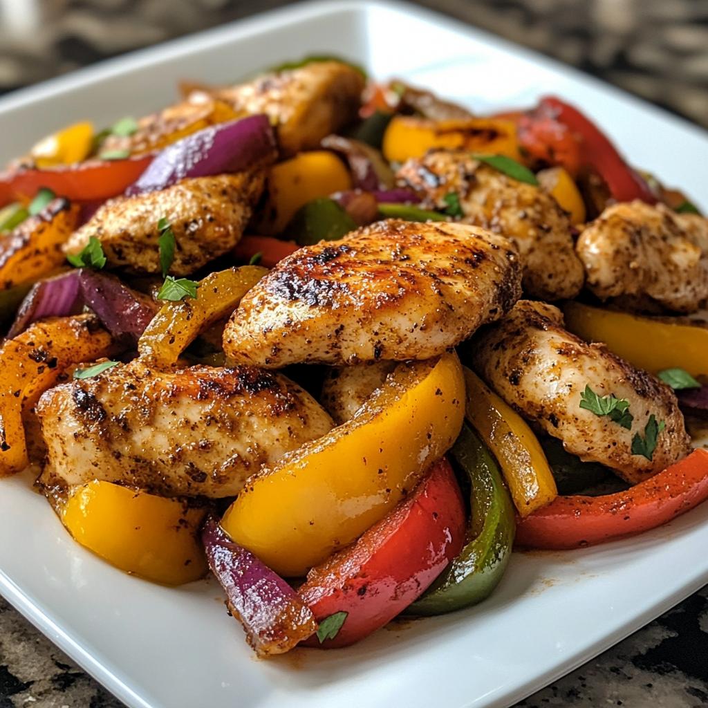Flavorful Cajun Chicken with Sweet Bell Peppers