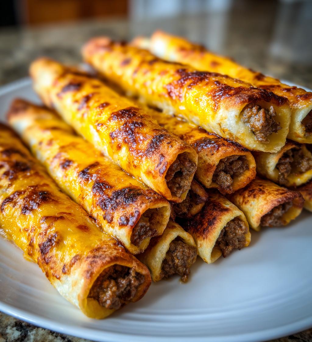 Garlic Butter Beef Cheeseburger Rollups - detail 1
