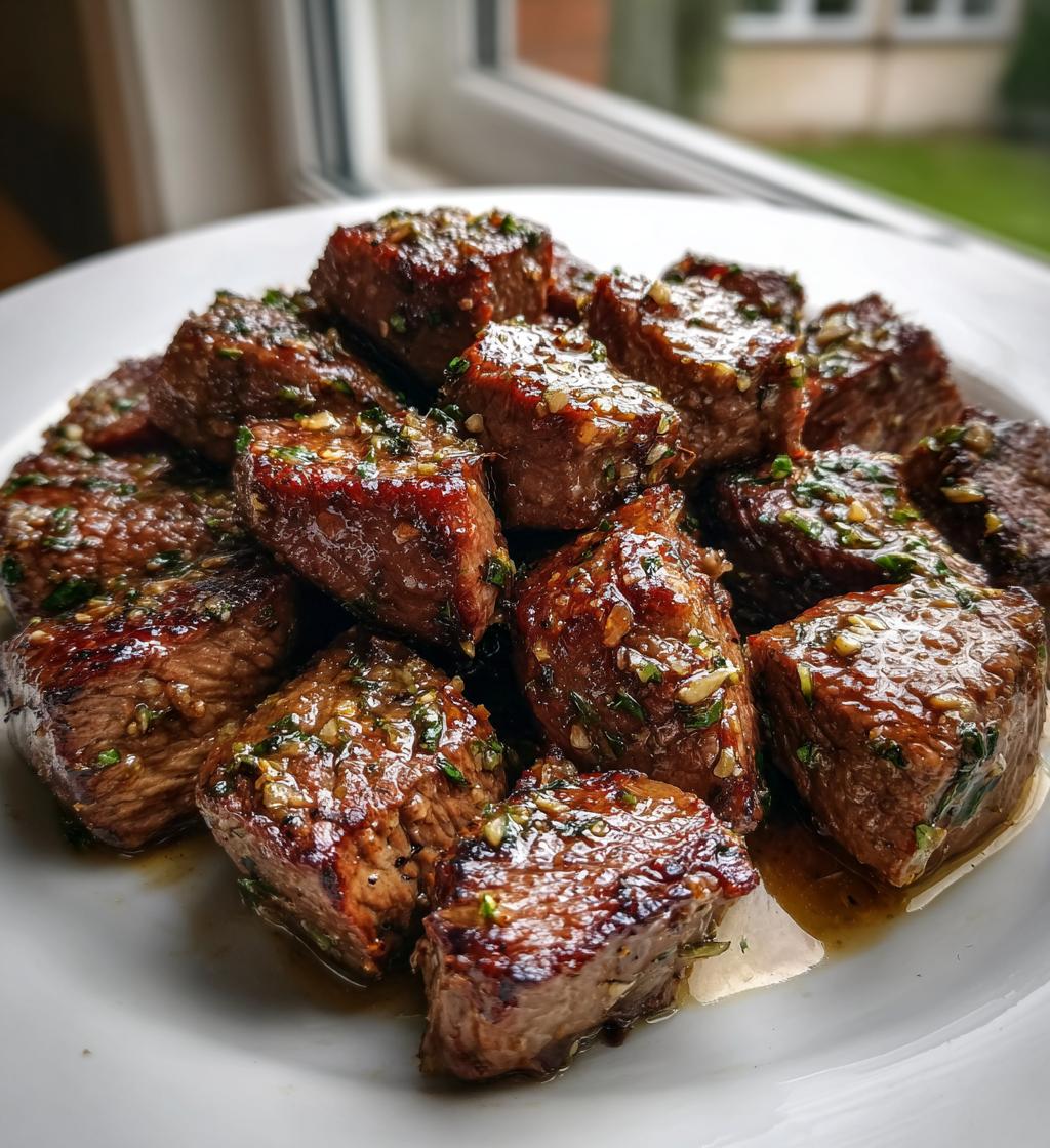 Garlic Butter Beef Steak Bites