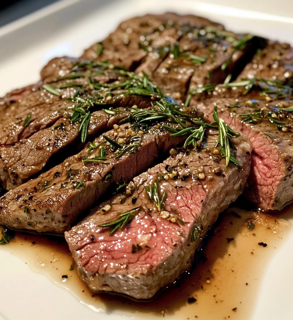Garlic Butter Herb Round Steak – Tender, Flavorful, and Irresistible - detail 1