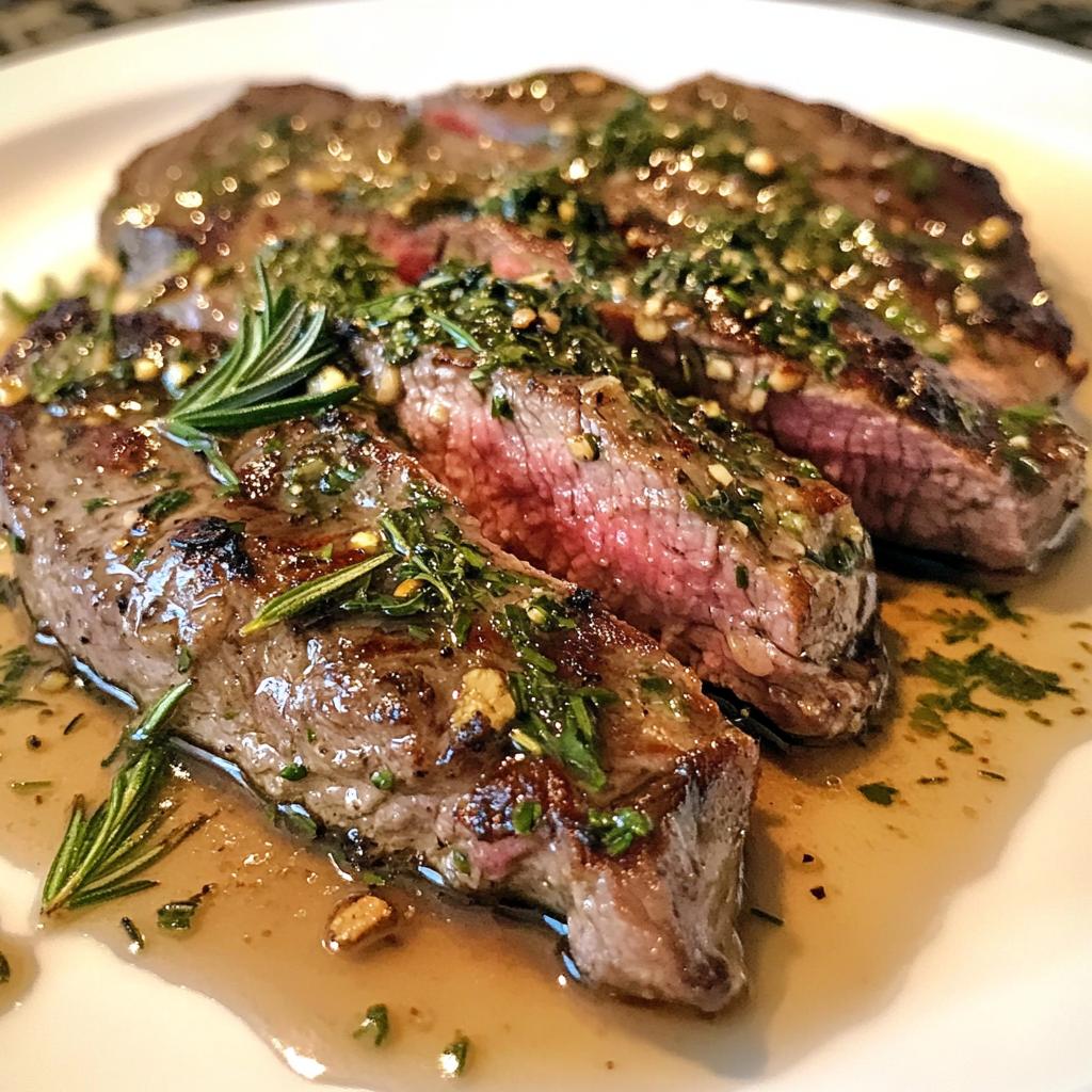 Garlic Butter Herb Round Steak – Tender, Flavorful, and Irresistible