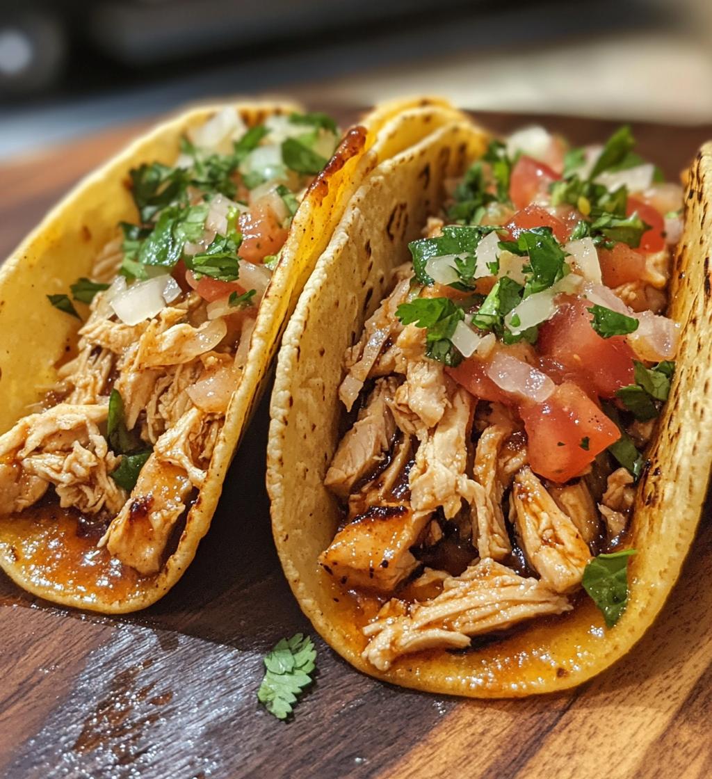 Garlic Butter Honey BBQ Chicken Tacos - detail 1