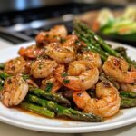 Garlic Butter Shrimp with Asparagus Recipe Ready in 20 Minutes