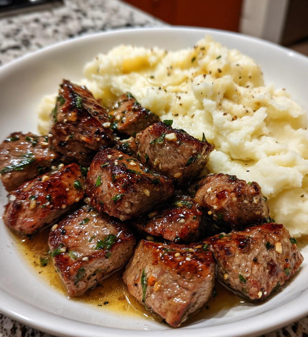 Garlic Butter Steak Bites and Mash - Easy Recipe Guide