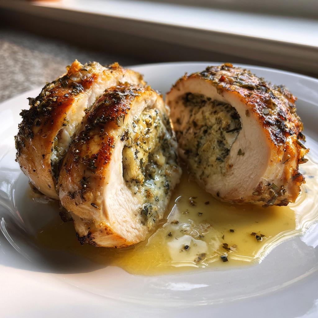 Garlic Butter Stuffed Chicken Breast - detail 1