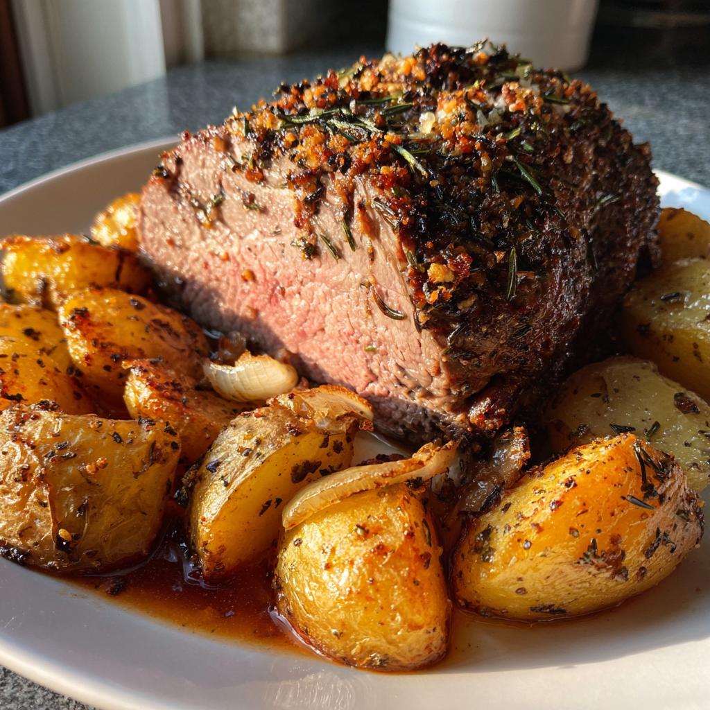 Garlic Herb Beef Roast with Potatoes - detail 1