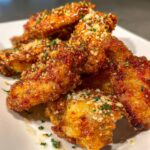 Garlic Parmesan Air-Fried Chicken Wings