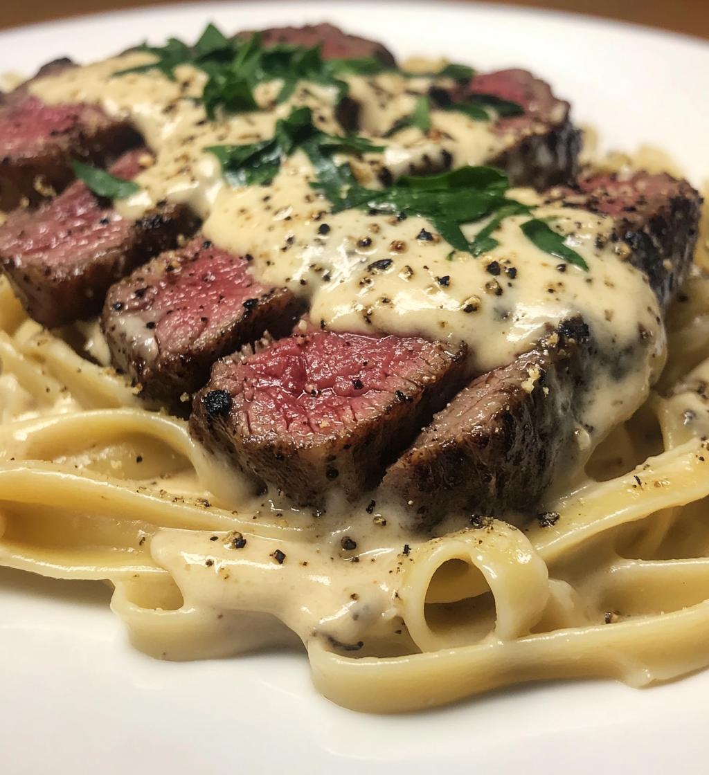 Gorgonzola Steak Alfredo - detail 1