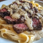 Gorgonzola Steak Alfredo