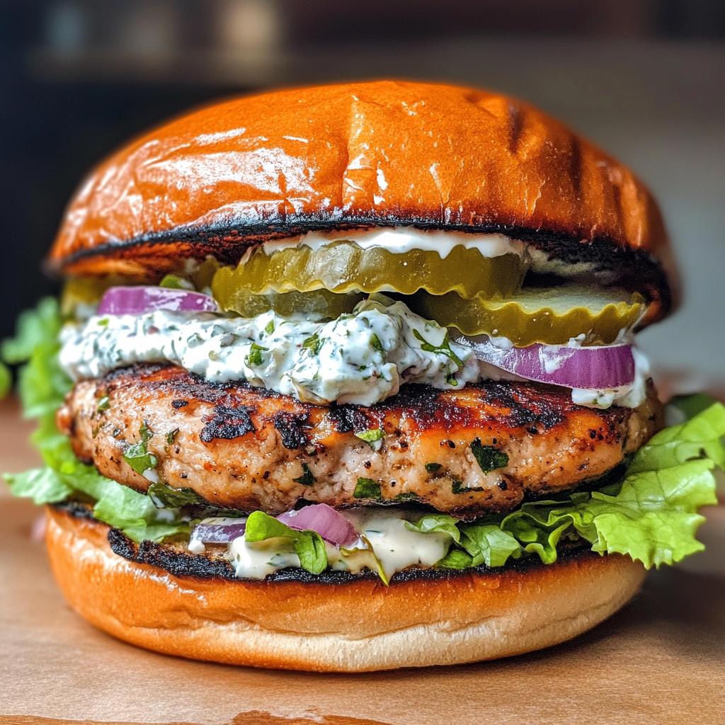 Greek Chicken Burger - detail 1