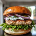 Greek Chicken Burger