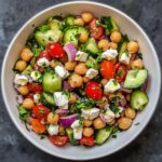 Greek Chickpea Salad with Feta and Lemon Dressing – Fresh & Easy Recipe