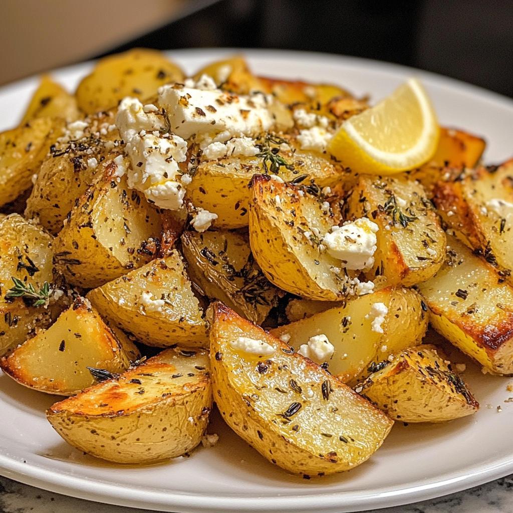 Greek Feta Roast Potatoes – The Perfect Side Dish