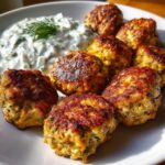 Greek Turkey Meatballs with Tzatziki Sauce Recipe