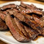 Grill Pan Honey Glazed Steak Strips