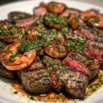 Grilled Shrimp and Steak with Chimichurri Sauce
