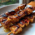 Grilled Thai Coconut Chicken Skewers