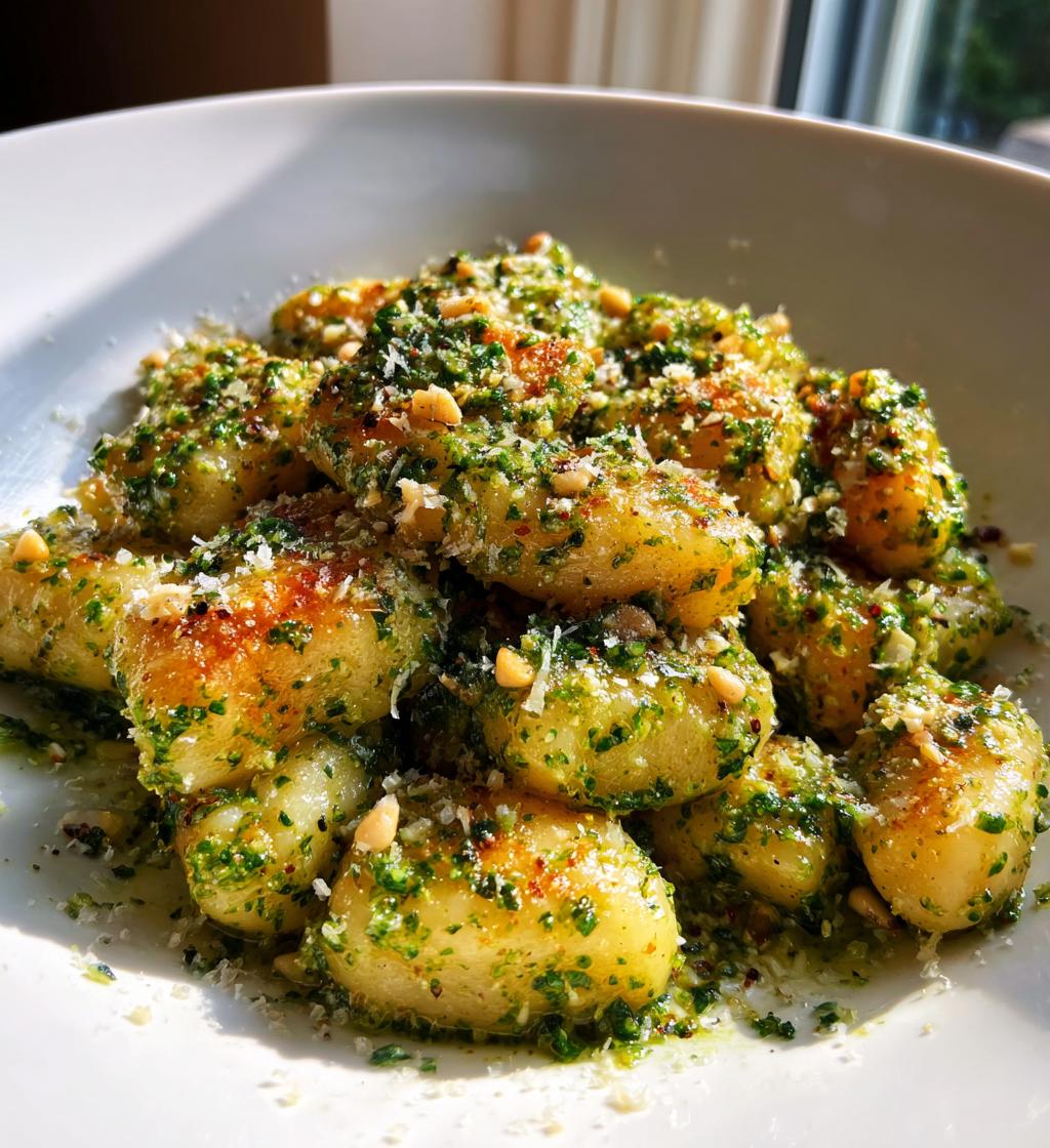 Healthy Cauliflower Gnocchi with Pesto (25-Minutes) - detail 1