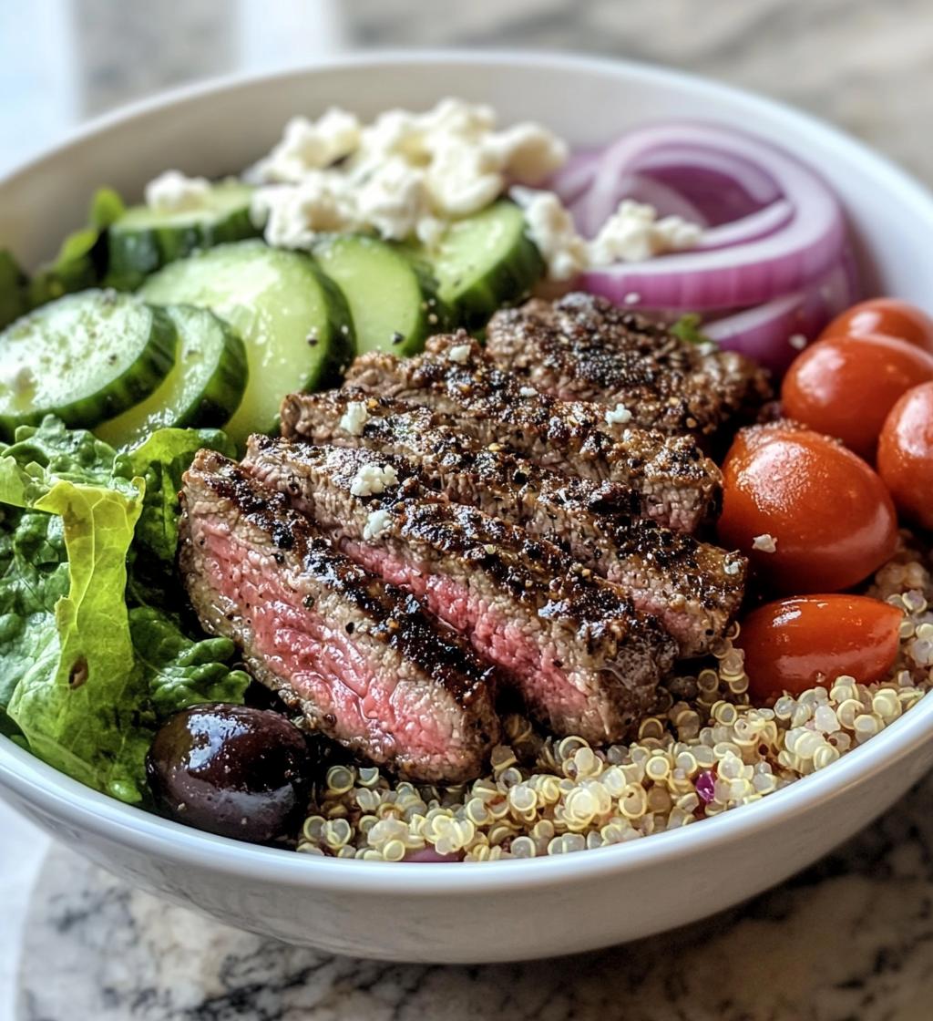 Healthy Steak Bowl Recipe Inspired by the Mediterranean Diet - detail 1