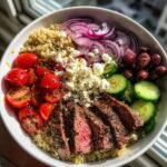 Healthy Steak Bowl Recipe Inspired by the Mediterranean Diet