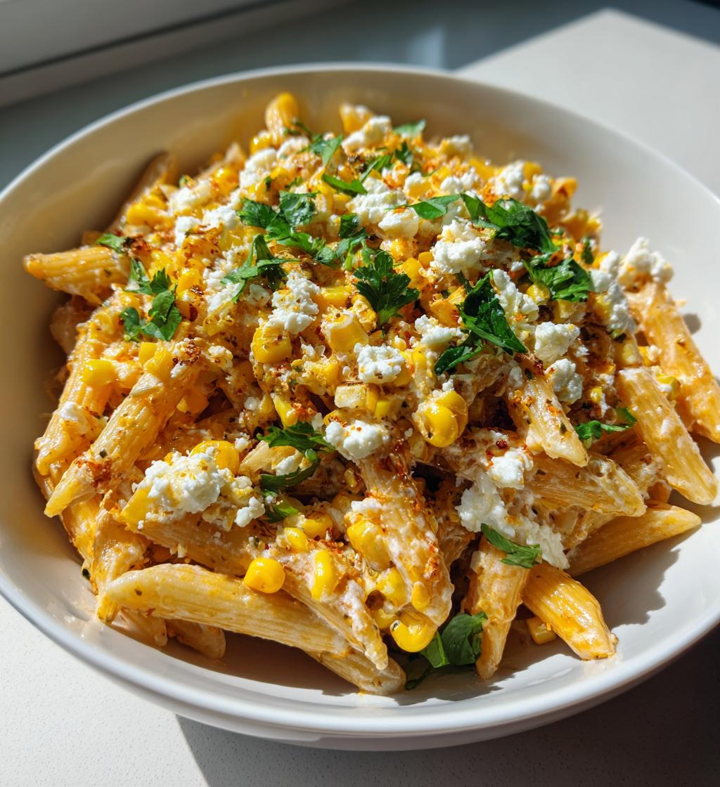 Healthy Street Corn Pasta Salad