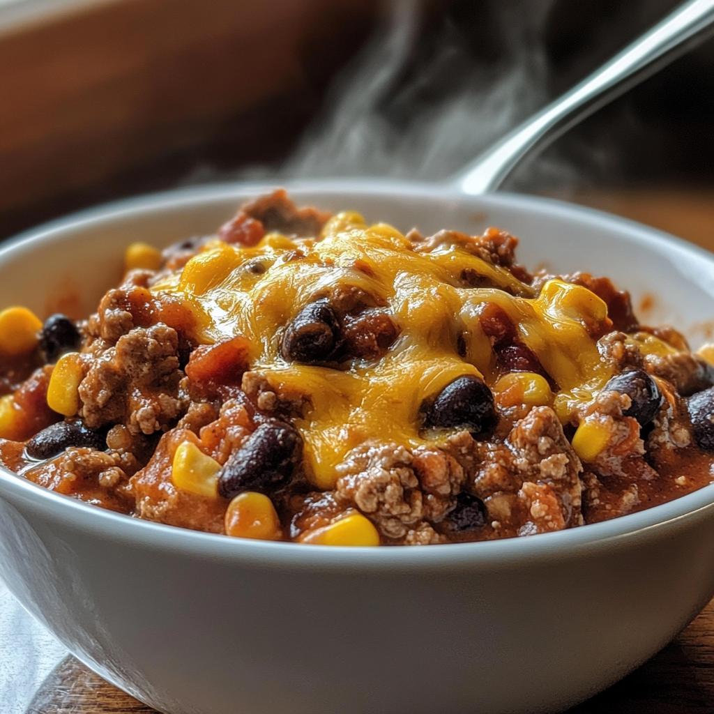 Hearty and Flavorful Slow Cooker Cowboy Casserole