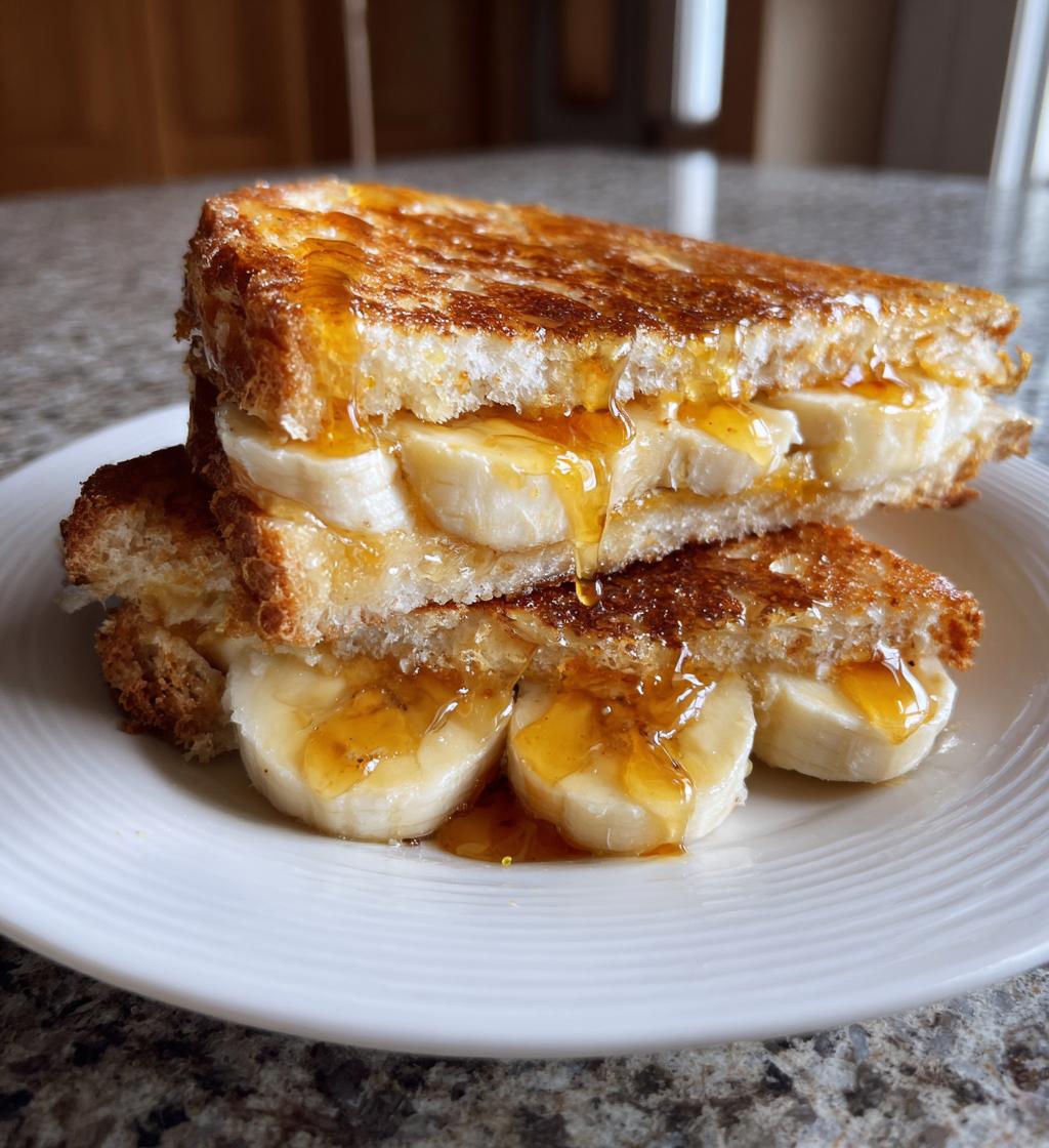 Honey Banana Toastie - detail 1
