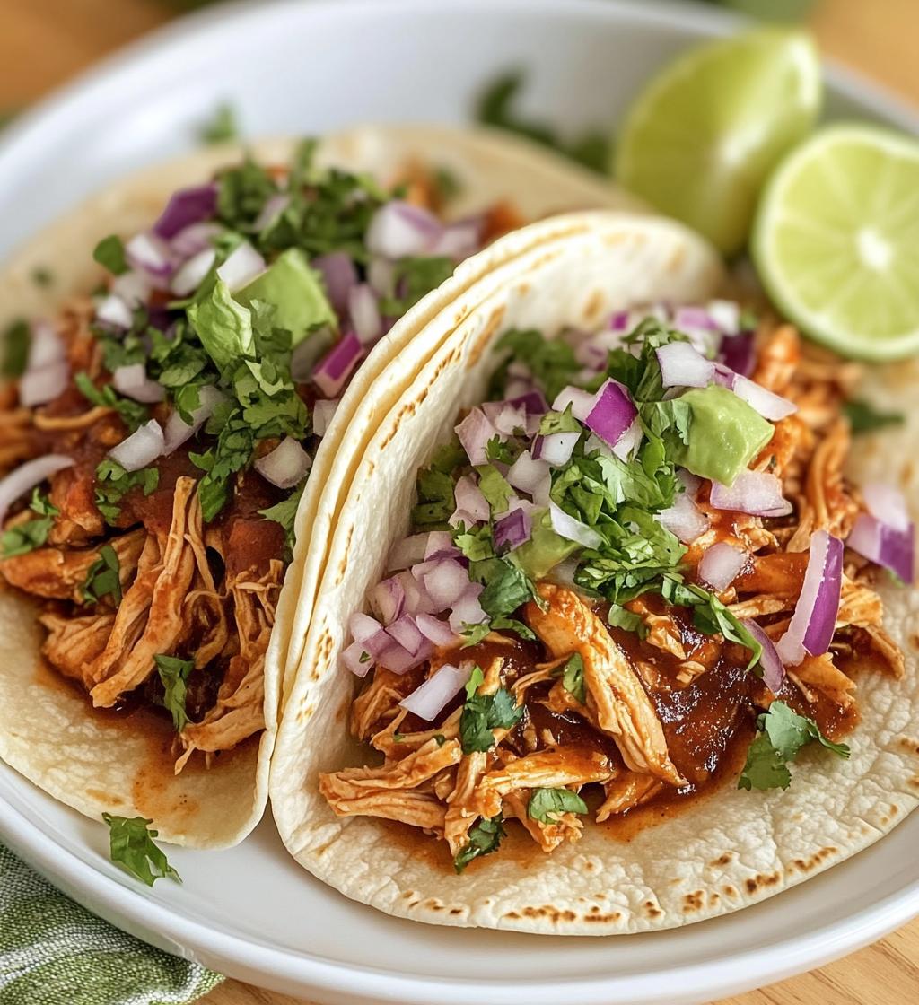 Instant Pot BBQ Chicken Tacos - detail 1