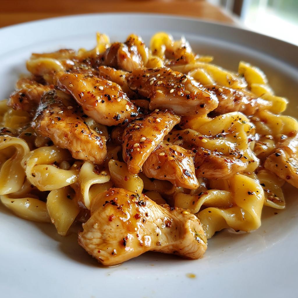 Irresistible Honey Pepper Chicken Pasta - detail 1