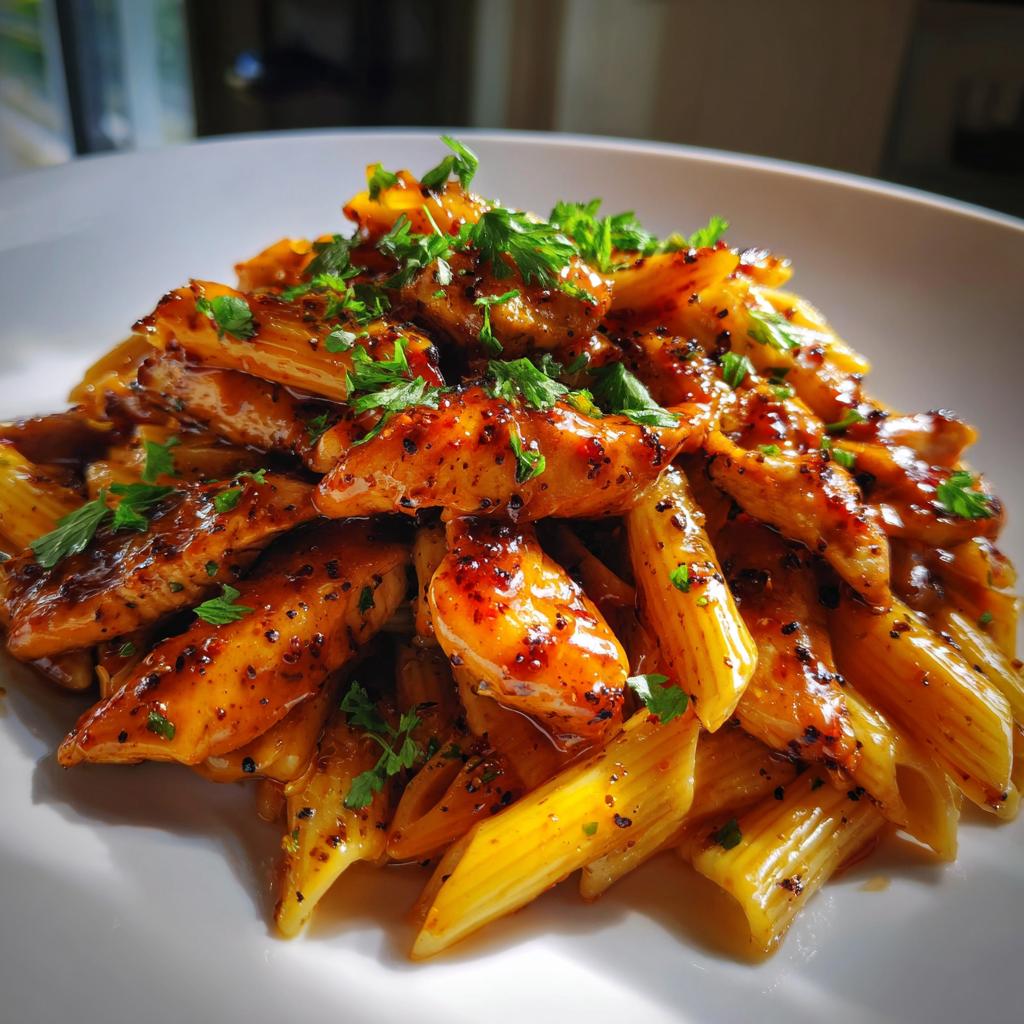 Irresistible Honey Pepper Chicken Pasta