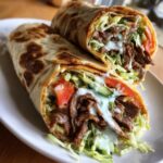 Juicy Beef Shawarma Wraps