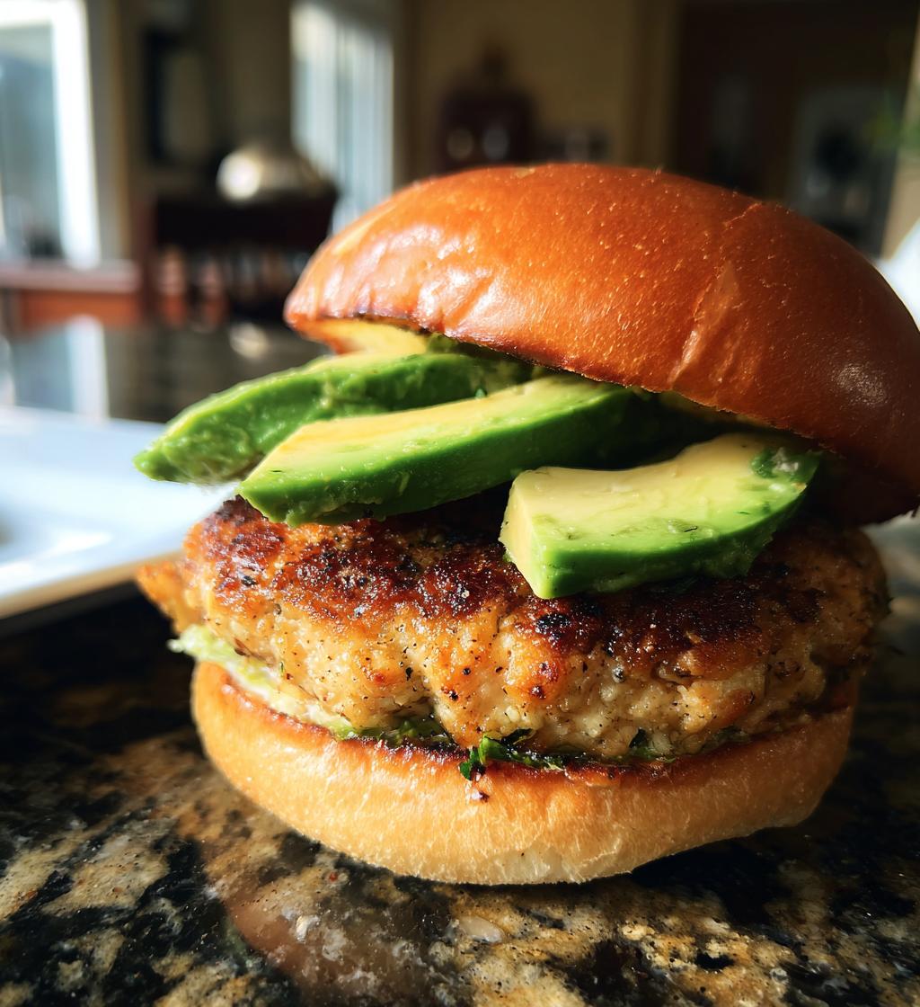 Juicy Chicken Burgers with Avocado - detail 1