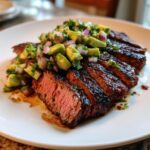 Juicy Chili-Lime Flank Steak with Avocado Salsa – A Flavor Explosion!