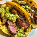 Juicy Grilled Steak Tacos with Avocado Lime Sauce – Quick Dinner Recipe