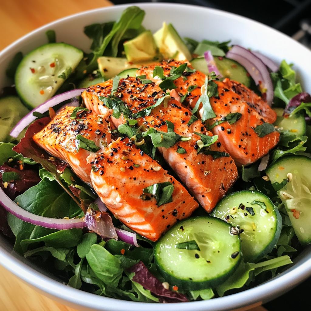 Juicy Salmon Salad - detail 1