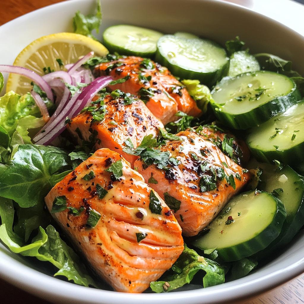 Juicy Salmon Salad
