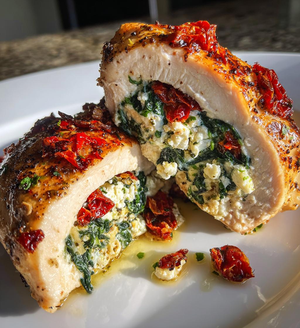 Juicy Stuffed Chicken Breast