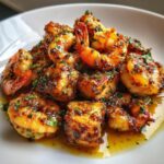 Juicy chicken & prawns in a delicious honey mustard marinade