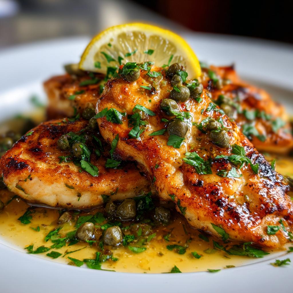 Lemon Chicken Piccata - detail 1