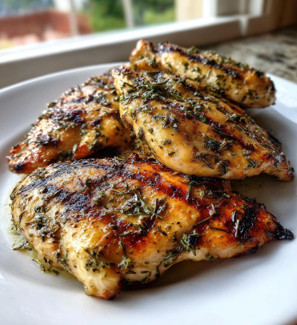 Lemon Herb Grilled Chicken Breasts - detail 1